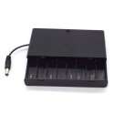 OEM Battery Holder 8xAA (R6) - case with lid and switch - socket plug 5.5x2.1 OEM Battery Holder 8xAA (R6) - case with lid and switch - socket plug 5.5x2.1