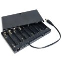 OEM Battery Holder 8xAA (R6) - case with lid and switch - socket plug 5.5x2.1 OEM Battery Holder 8xAA (R6) - case with lid and switch - socket plug 5.5x2.1