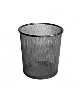 Šiukšlių kaste FOROFIS, 16l, metall, musta värv.