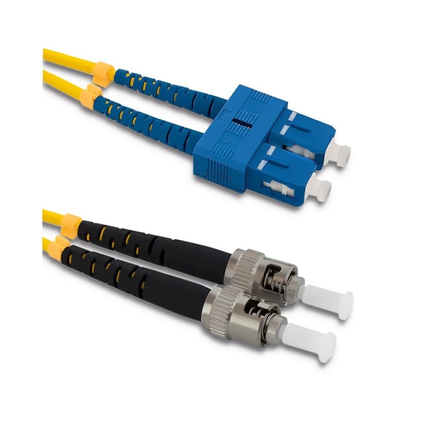 Qoltec 54059 InfiniBand/fibre optic cable 1 m SC ST Желтый
