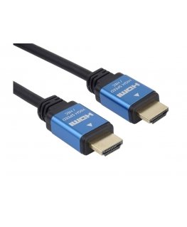Kabelis PremiumCord PREMIUMCORD Kabelis HDMI - Ultra HDTV, 1m (metallic, auksuota jungtis)