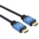 PremiumCord HDMI-kaapeli - Ultra HDTV, 1m (metalliset, kullatut liittimet) PremiumCord HDMI-kaapeli - Ultra HDTV, 1m (metalliset, kullatut liittimet)