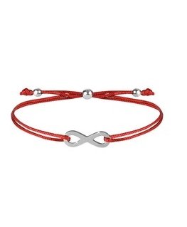 Twist Bracelet with Infinity Black / Bronze