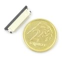 OEM jungtis ZIF, FFC/FPC, horizontali 40 kontaktų, rastras 0,5 mm, vidinis lizdas OEM jungtis ZIF, FFC/FPC, horizontali 40 kontaktų, rastras 0,5 mm, vidinis lizdas
