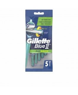 "Gillette Mēlyna II Plus Slalom" vienreizējie skuvekļi 5 gab.