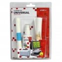 Universalus valymo priemonių rinkinys, purškalas 50 ml, 10 servetėlių, 3 aplikatoriai, logotipas. Universalus valymo priemonių rinkinys, purškalas 50 ml, 10 servetėlių, 3 aplikatoriai, logotipas.