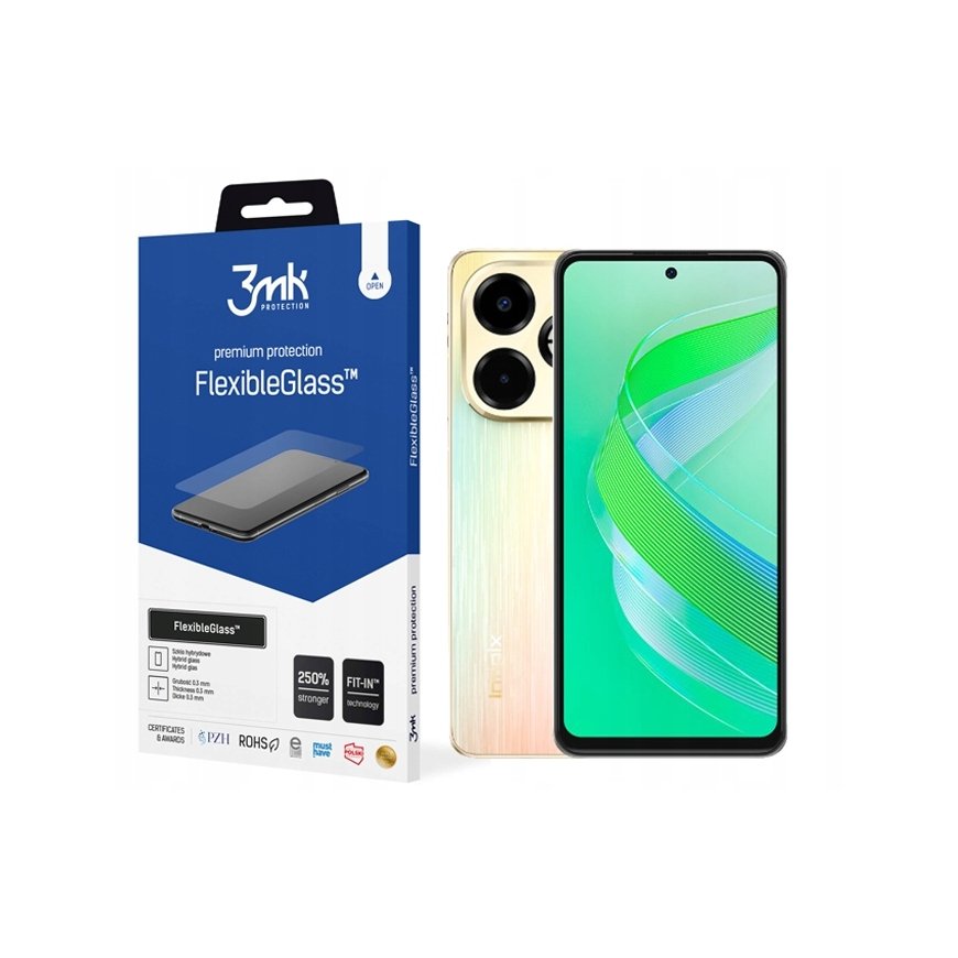 3Mk aizsardzība „Infinix Smart 8 Plus“ – 3mk elastīgs stikls – 2