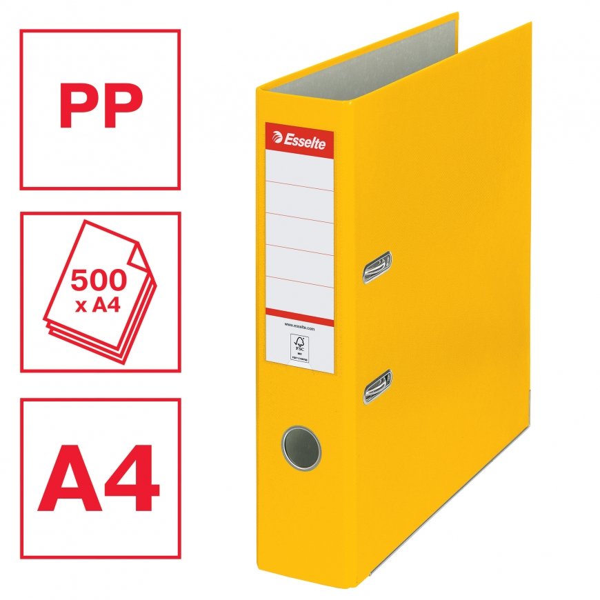 Esselte 10782 rengaskansio A4 Keltainen – 2