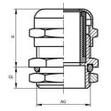 Oem Laido sandariklis PG16 IP68 - Metallinen eristysliitin mutterilla - tiivis Oem Laido sandariklis PG16 IP68 - Metallinen eristysliitin mutterilla - tiivis