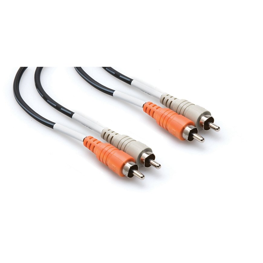 Hosa Technology 1m 2 x RCA/2 x RCA аудио кабель 2 m Разноцветный