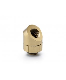 Bitspower Artemis 45 Degree Fitting - rotatable, stardust golden