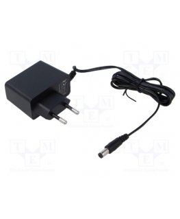 ЗАРЯДНОЕ УСТРОЙСТВО ESPE 12V 1.5A 18W ПЛОСКАЯ ВИЛКА 2.1x5.5mm 5 ЛЕТ GW.