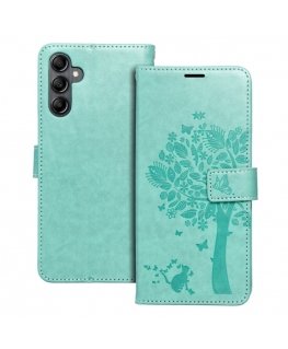 OEM MEZZO Book Case for Samsung 14 4G / A14 5G, green color