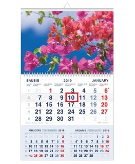Mobile Serviss Kinnitatud kalender JŪROS BANGA 2026, kolm ühes