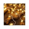 Aigostar LED Ziemassvētku lampiņas sniegpārsliņās/zvaigznē - 6m/40 spuldzes, silti balta, barošana ar baterijām 3xAA EHD-LS05 Aigostar LED Ziemassvētku lampiņas sniegpārsliņās/zvaigznē - 6m/40 spuldzes, silti balta, barošana ar baterijām 3xAA EHD-LS05