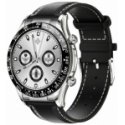 Smartwatch Rubicon RNCE94, hõbedane korpus musta rihmaga