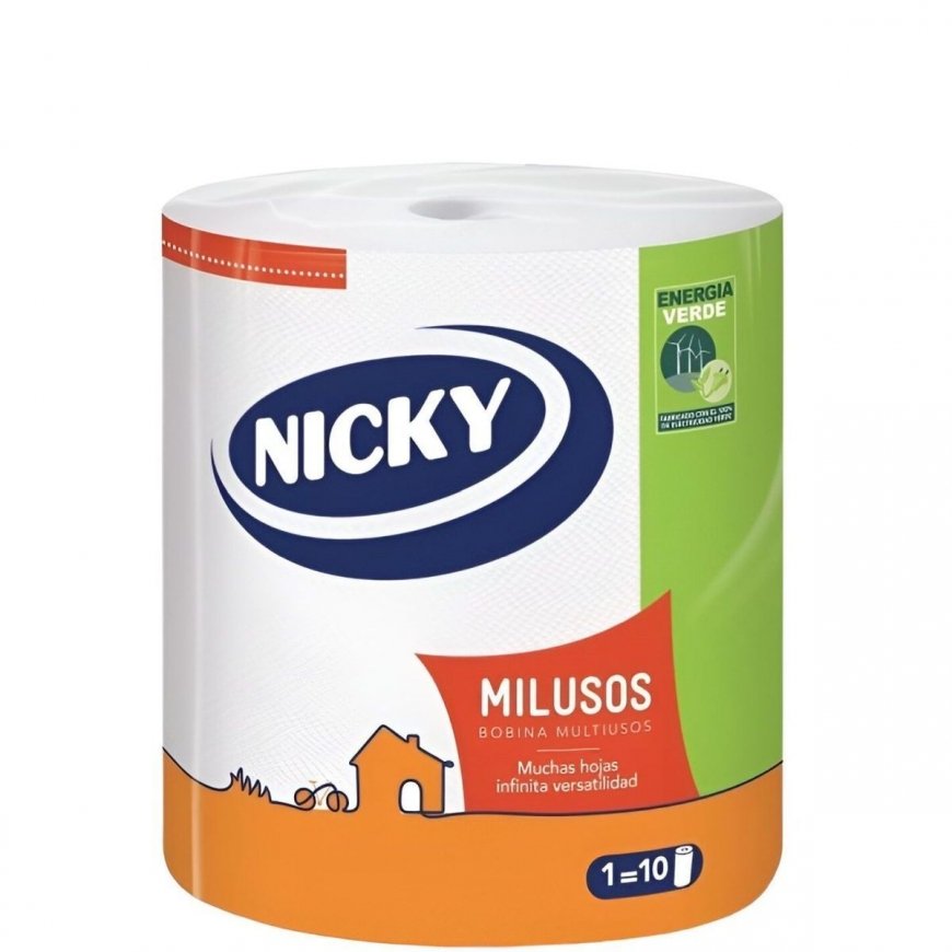Nicky MULTIUSOS papīrs ar ekstra absorbenci 1 10 ruļļi – 2