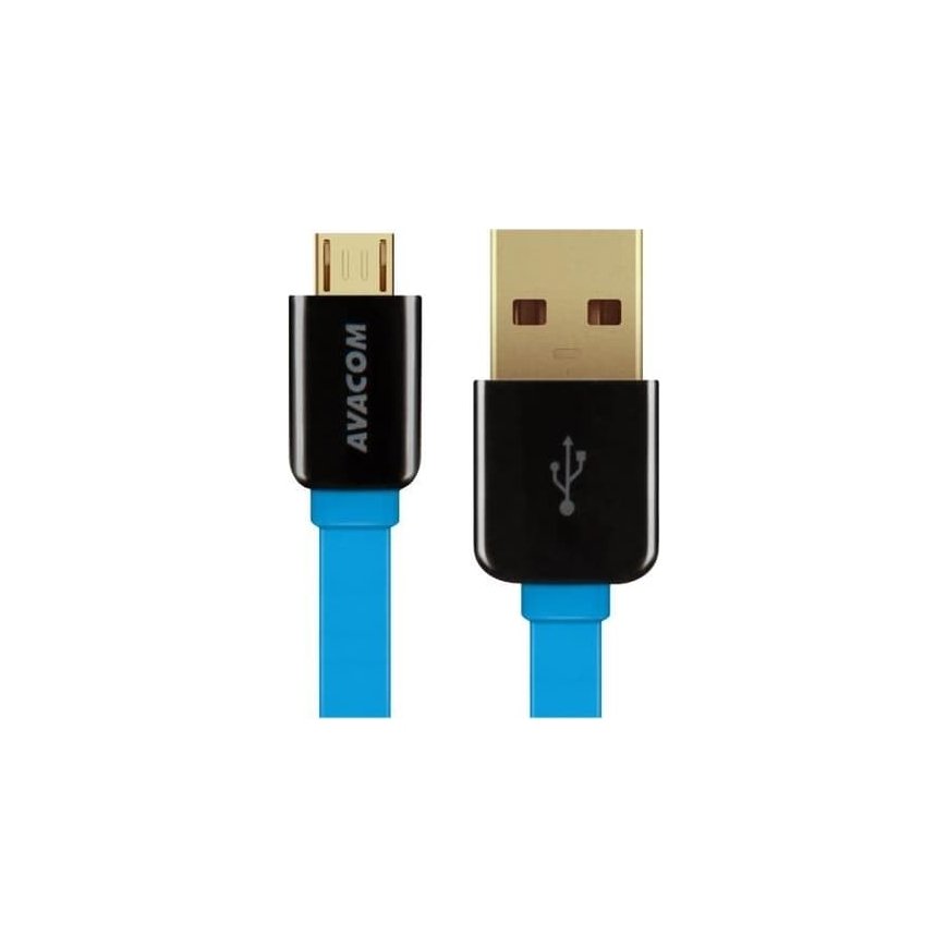 AVACOM MIC-40B USB КАБЕЛЬ - MICRO USB, 40СМ, Синий – 2
