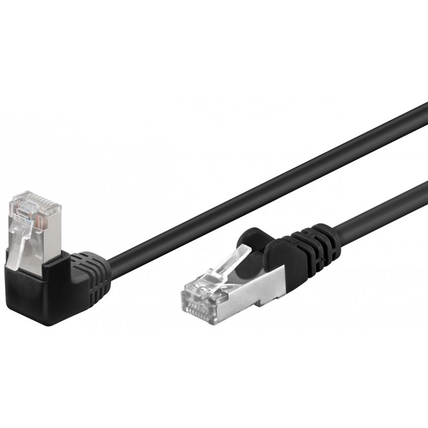 Goobay 94191 verkkokaapeli musta 10 m Cat5e F/UTP (FTP)