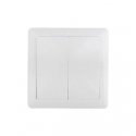 Solight Gaismas slēdzis Slim Nr. 5 sērija - lampa balta Solight Gaismas slēdzis Slim Nr. 5 sērija - lampa balta