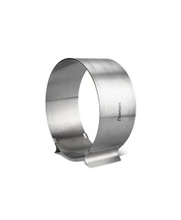 6779 FISSMAN Adjustable Cooking Ring 16-30 cm, Height 8 cm, Round (Stainless Steel)
