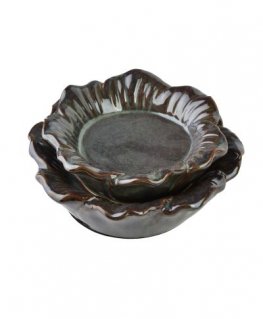 Mondex Since 1986 YARINE Candle Holder Flower 15x15x7cm