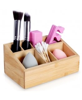 Eleganza Cosmetics Organizer Bamboo 17x10x8 cm