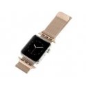 4Wrist rihm Samsung Fit 3 jaoks - Milanese Loop roosaka kuldse värviga 4Wrist rihm Samsung Fit 3 jaoks - Milanese Loop roosaka kuldse värviga
