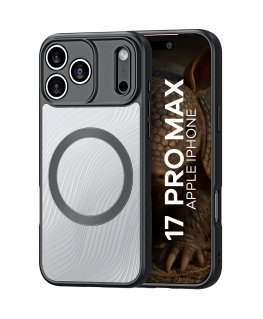 DUX DUCIS dėklas AIMO MAG, suderinamas su „MagSafe“, skirtas IPHONE 17 PRO MAX, juodas