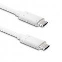 Qoltec 50508 USB kabelis USB 3.2 Gen 1 (3.1 Gen 1) 1 m USB C Balta