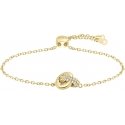 Hugo Boss auksinė apyrankė su kristalais Live Precious 1580757 Hugo Boss auksinė apyrankė su kristalais Live Precious 1580757