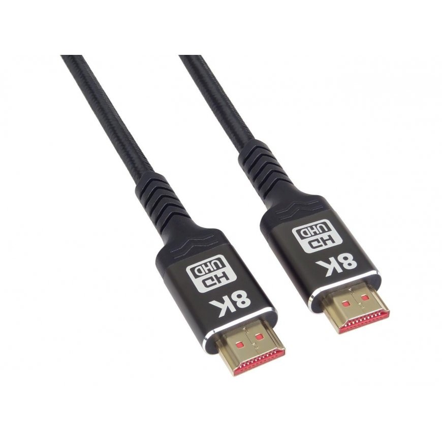 PremiumCord ULTRA HDMI 2.1 High Speed + Ethernet cable 8K@60Hz, gold plated 1m