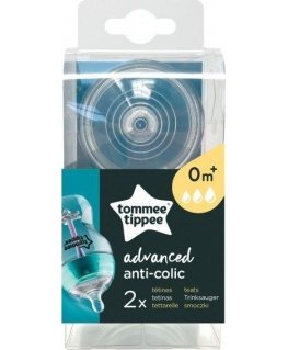 TOMMEE TIPPEE zīdaiņu pudelītes ar mainīgu plūsmu ANTI-COLIC, 2 gab., 42458701