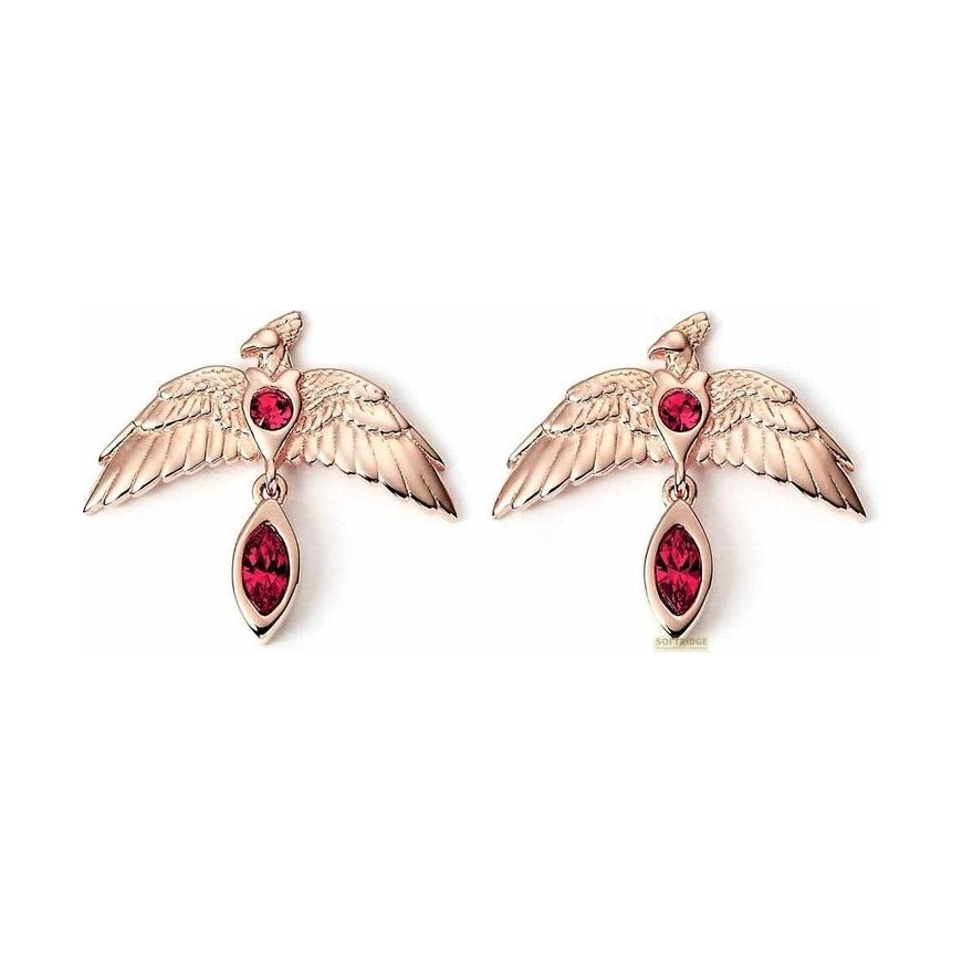 The Carat Shop Harry Potter Fawkes rozā auskari – 2