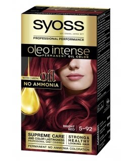 SYOSS Olio Intense plaukų dažai Raudona 115 ml