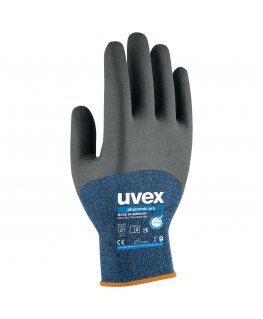Uvex 6006207 suojakäsine Antrasiitti, Sininen, Harmaa Elastaani, Viskoosi, Polyamidi 1 kpl