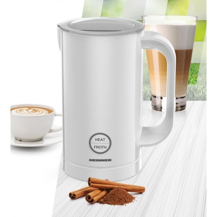 Heinner HMFR-450WH milk frother/warmer Handheld electric Белый – 3