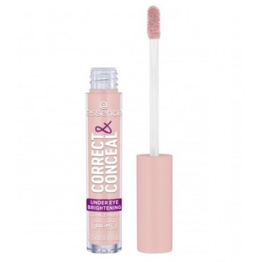 Essence Kirkastava silmänpeite „Correct & Conceal“, 10 vaaleaa väriä, 3,5 ml – 2