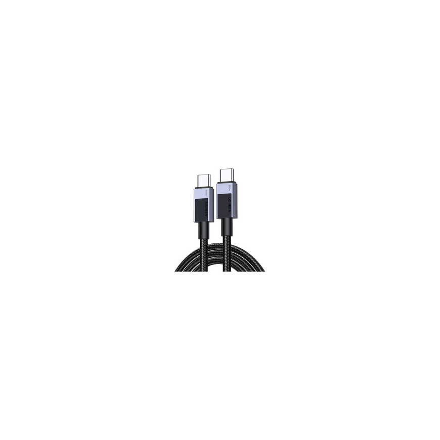 Ugreen ML USB Charging Cable USB-C to USB-C PD L512 (Gray), 0.5 m – 2