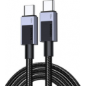 Ugreen ML USB-laturikaapeli USB-C - USB-C PD L512 (harmaa), 0,5 m Ugreen ML USB-laturikaapeli USB-C - USB-C PD L512 (harmaa), 0,5 m