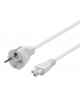 Deltaco Laitekaapeli, suora CEE 7/7 - suora IEC C5, 2m, 3X0.75mm2