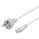 Deltaco DEL-109NV power cable White 2 m CEE7/7 IEC C5 Deltaco DEL-109NV power cable White 2 m CEE7/7 IEC C5