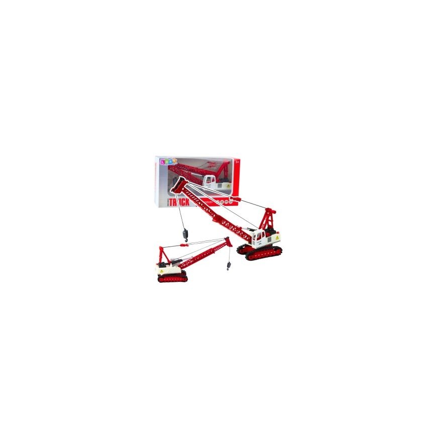 Lean Toys Toy Crawler Crane with Lights and Sounds, Metal Cabin – 2