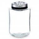 Zeller Glass Dispenser, Spice Container, Glass Jar for Salt and Pepper. Zeller Glass Dispenser, Spice Container, Glass Jar for Salt and Pepper.
