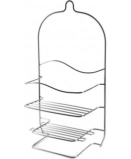 Bathlab CARL Silver Bathroom Shelf 21.5x11x40.5cm