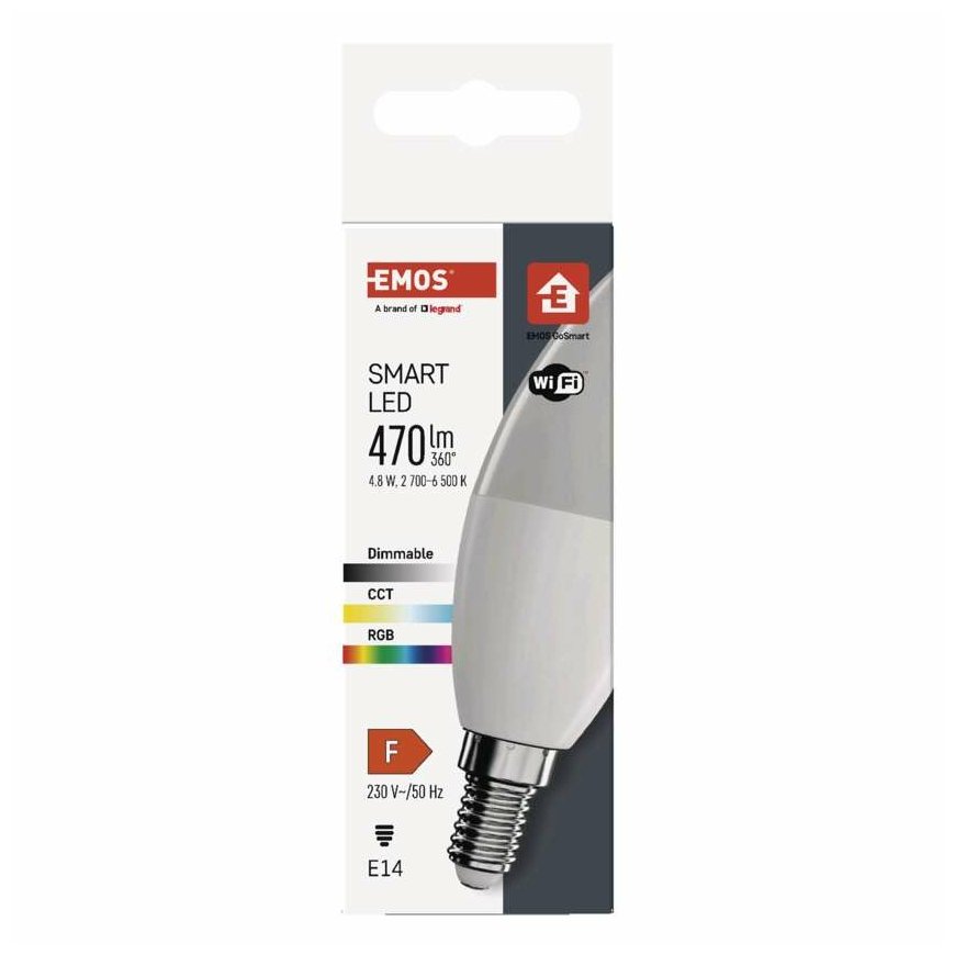 Emos ZQW322R Smart bulb Bezvadu internets 4,8 W – 4