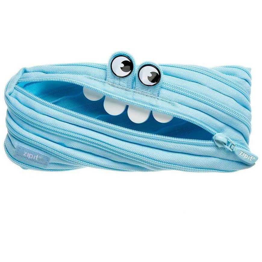 ZIPIT Gorge Monster Pouch Pencil Case, GO-1, Blue