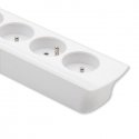 Qoltec 50278 power extension 1.8 m 6 AC outlet(s) Indoor White