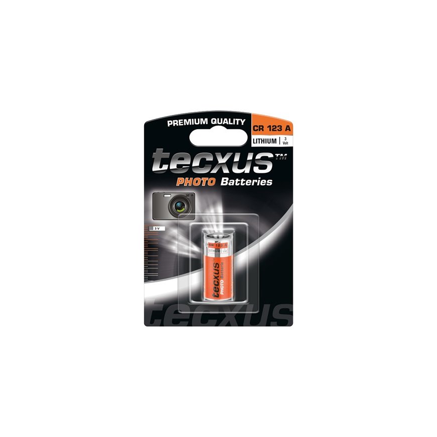 Tecxus CR 123 A photo Ühekordne patarei Liitium