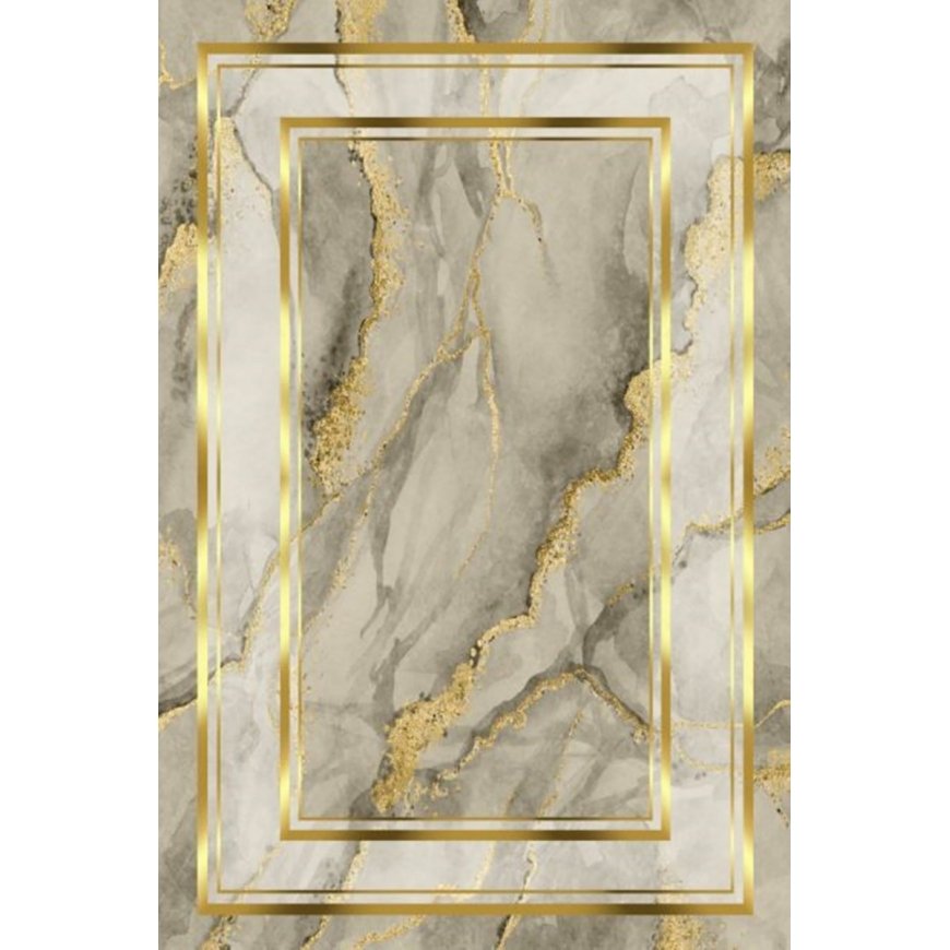 Stiilne kilim ARLEN MARBLE1 musta värviga glamour stiilis 80x150 Hakano – 2
